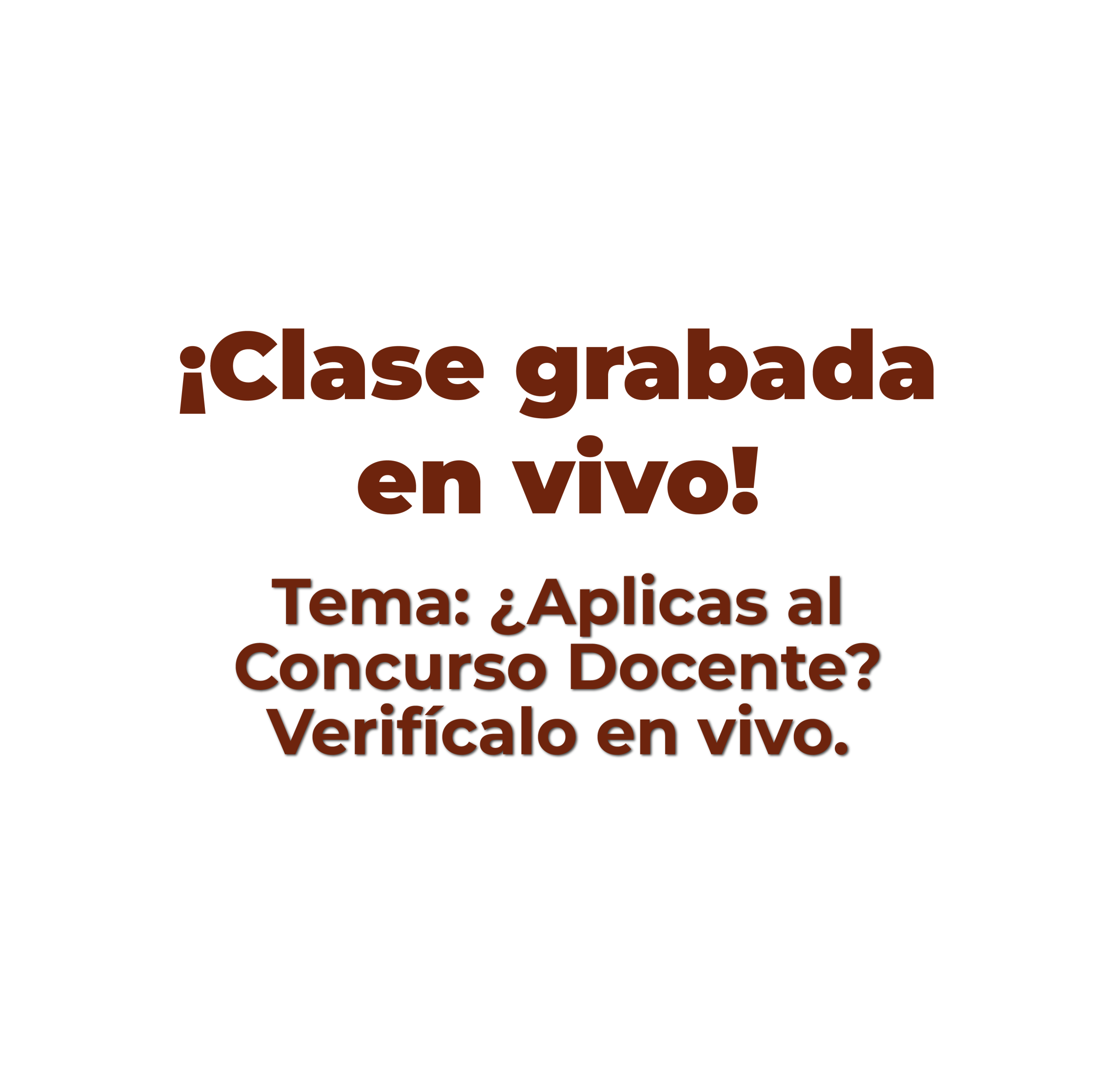 clase 1 docente abierto