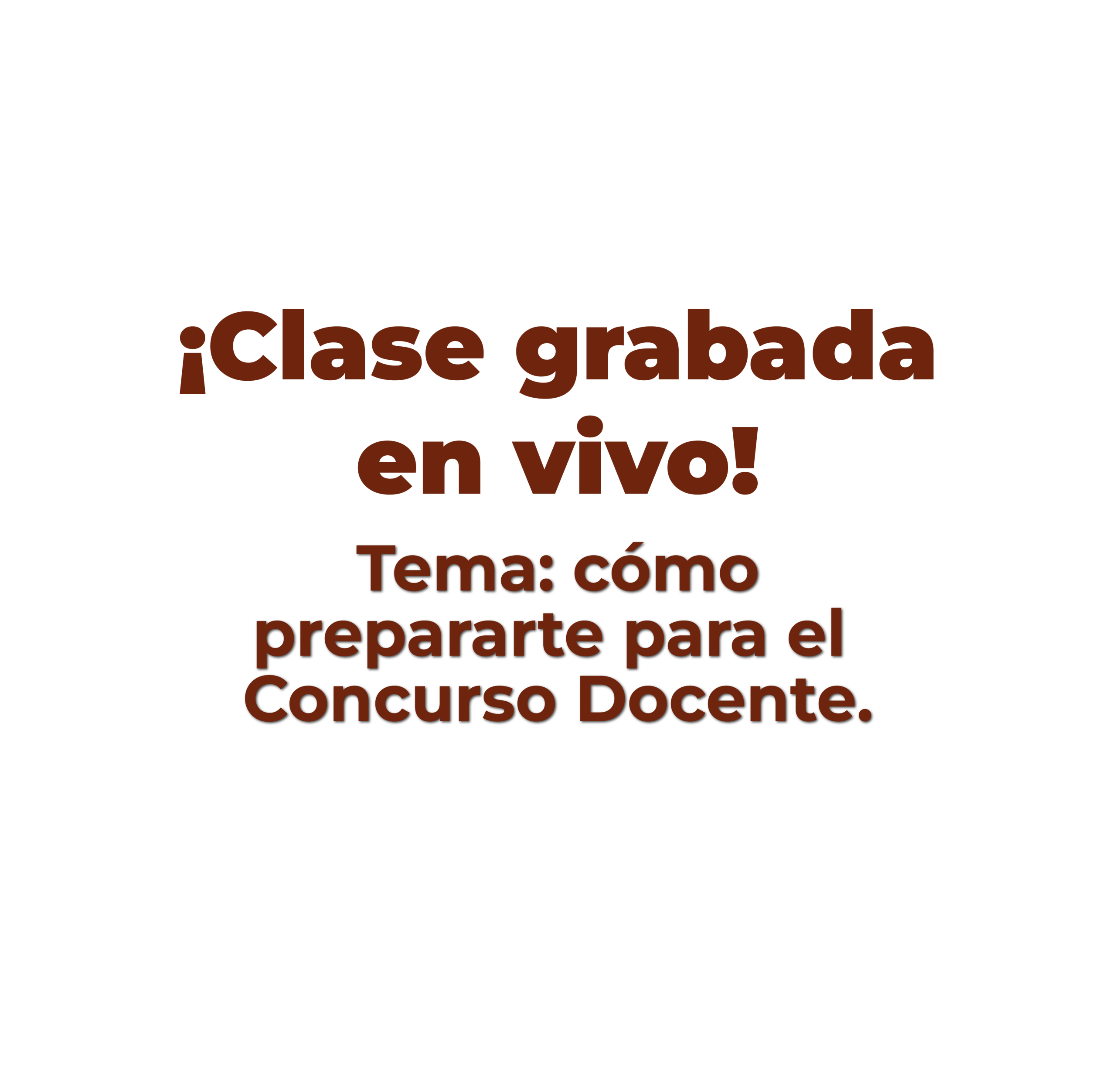 clase 3 docente abierto